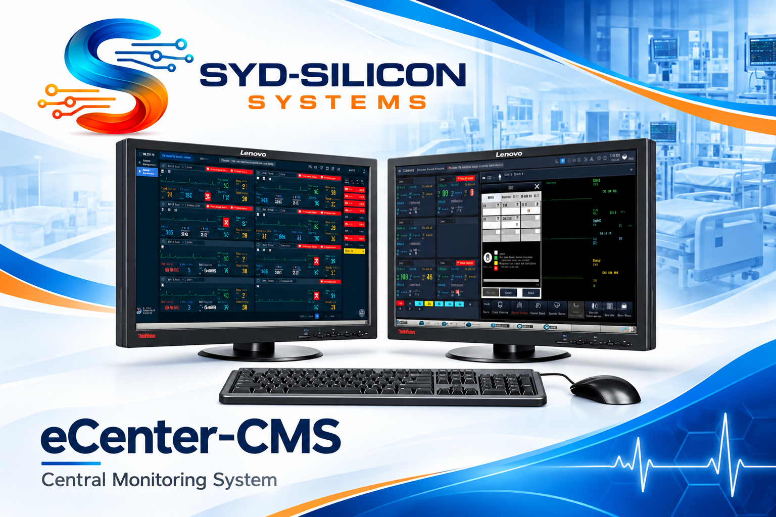 ICU Central Monitoring Nurse Stations